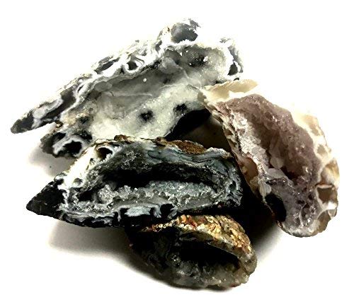 Zentron Crystal Collection Split Geode Piece with Druze Inside