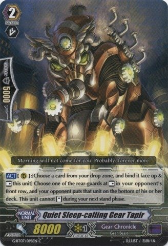 Cardfight!! Vanguard TCG - Quiet Sleep (G-BT07/096EN)