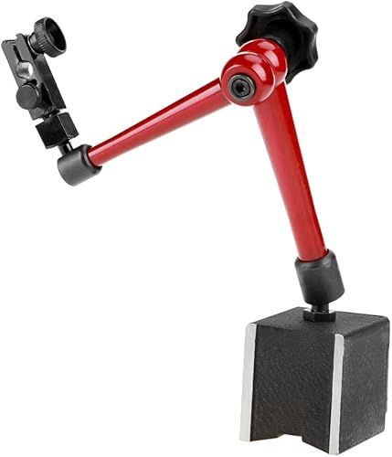 Miniatura 5 de GOTOTOP Soporte de base magnética universal ajustable de 13.780 in para indicador de indicador de prueba de dial