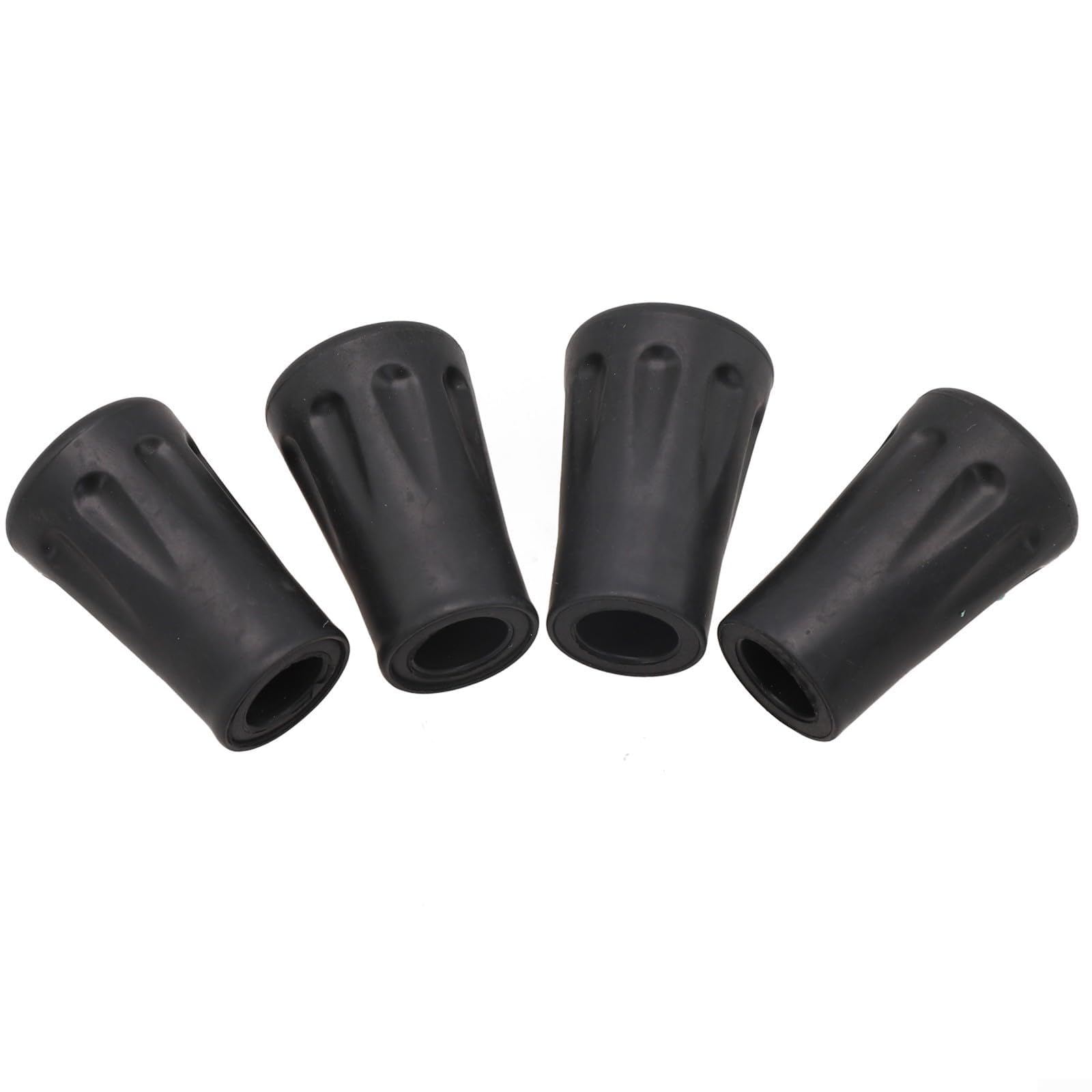 24Pcs Rubber Reinforced Tip Covers for Trekking Poles Hiking Walking Pole End to Protect Tips and Provide Enhanced Grip on Different Grounds (4Pcs)