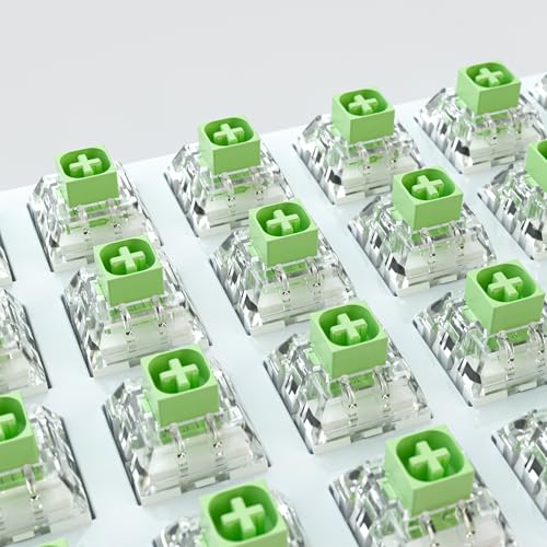 Image of Kailh Box Jade Switches for Mechanical Gaming Keyboard,3-Pin 50gf Clicky /lubed /Dust&Waterproof Switches(108Pcs,Kailh Box Jade)