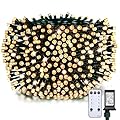 Minetom 328 Ft 1000 LED Christmas Tree Lights Outdoor Indoor String Lights with 8 Modes Waterproof Twinkle Xmas Light with Remote, Plug in Rice Lights for Tree Room Yards Patio Christmas Decorations