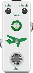 ISET Pedal De Delay Analógico Para Guitarra Pure Flight Baixo Elétrico True Bypass