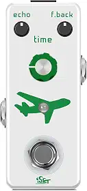 ISET Pedal De Delay Analógico Para Guitarra Pure Flight Baixo Elétrico True Bypass