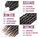 8 Packs Passion Twist Crochet Hair 10 Inch Pre-twisted Passion Twist Hair Pre Looped Crochet Hair for Black Women Short Ombre Brown Passion Twist Hair for Kids and Girls (10 Inch,T1B/30,8 Packs)