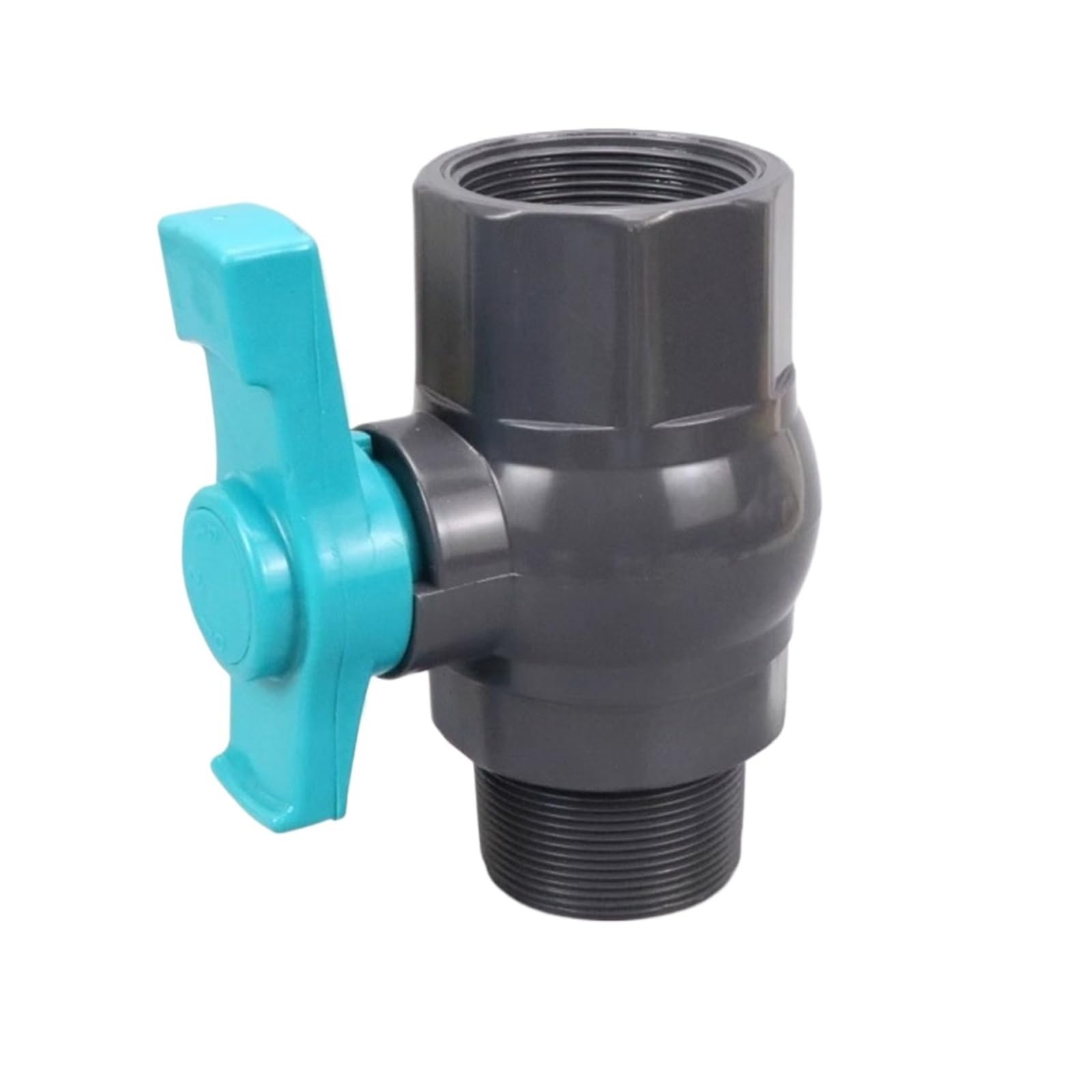 Robinet à bille PVC 63mm à connexion rapide et étanchéité renforcée pour interrupteur eau