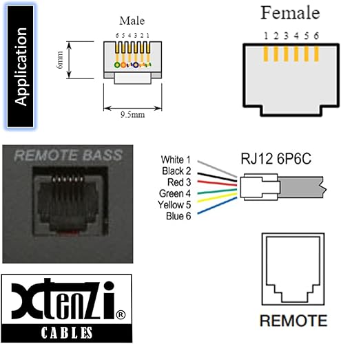 Miniatura 7 de Xtenzi Pomo remoto de repuesto compatible con amplificador de la serie Q de Image Dynamics