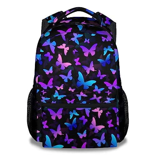 Butterfly Backpack for Kids Girls, 16
