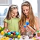 48-teiliges Ostereier-Jagd-Set, Jsdoin Kinder-Überraschungsei mit originellem Spielzeug, bunte Eier, Blindbox, Spielzeug für Ostern, Partygeschenke, Ostergeschenke für Kinder, Korbfüller, Füller