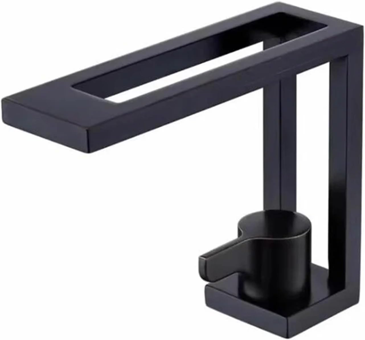 Robinet de salle de bain or brossé style grue design moderne