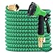 J&B XpandaHose 50ft Expandable Garden Hose – Ultra-Strong 3750D, 4-Layer Latex Core, Brass 3/4