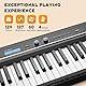 CAHAYA 88 Tasten Digital piano Halbgewichteten– Volle Größe E-Piano für Anfänger mit 129 Töne, 127 Rhythmen, 60 Demos, 4 Metronom-Arten - Doppel-X-Ständer, 3 Pedalen und Notenhalter, Kopfhörerausgang