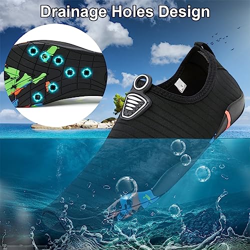 Beach Wet Water Shoes Mens Womens Wetsuit Boots Quick Dry Water Pool Trainer Sport Shoes for Swim Surf Beach Boating Snorkeling Diving Running Yoga3