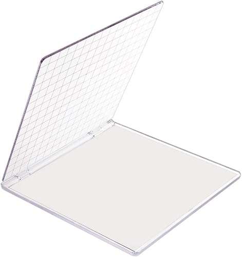 PH PandaHall Bloque de sellos acrílicos de 5.9 x 6.1 pulgadas, estampado de posicionamiento perfecto, sellos transparentes, para álbumes de