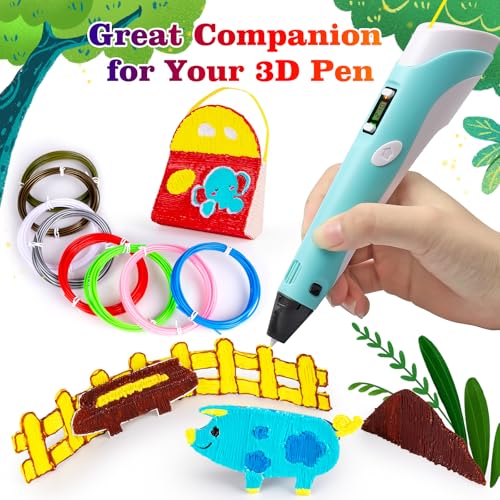 Image of 3D Printing Pen Refills PLA Filament 1.75mm 24 Vibrant Colors 240 Feet, Each Color 3 Meters (10 Feet) - 250 Stencils eBooks - Fit for SCRIB3D P1 and MYNT3D Pens