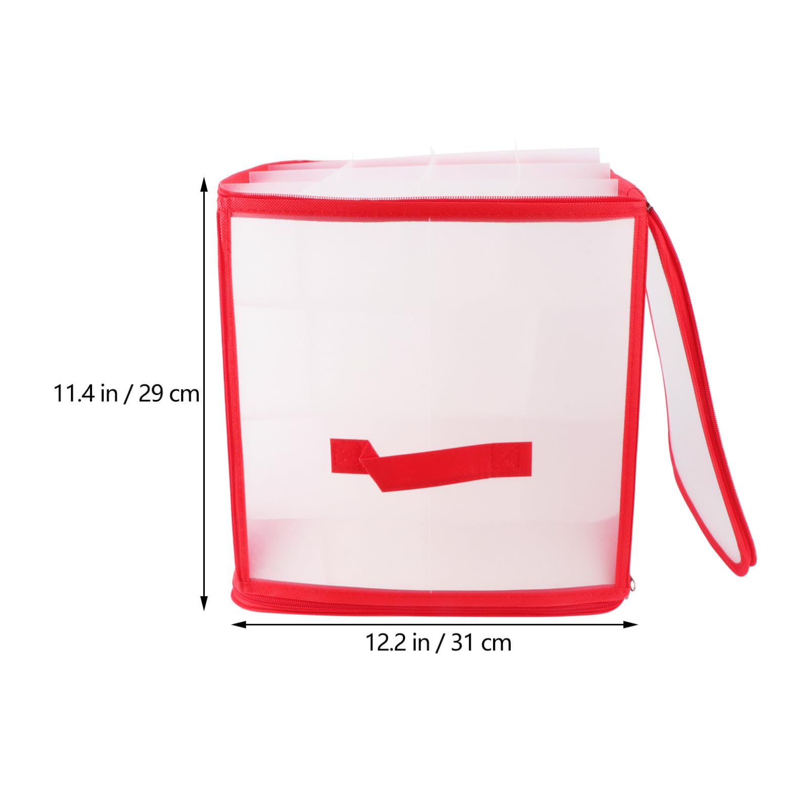 2 Stk Weihnachts- Weihnachtsfach Behälter Weihnachtsdekoration Weihnachtsschmuck Bin Faltbarer Behälter Zusammenklappbare Aufbewahrungsbehälter Geschenkhalter Pvc