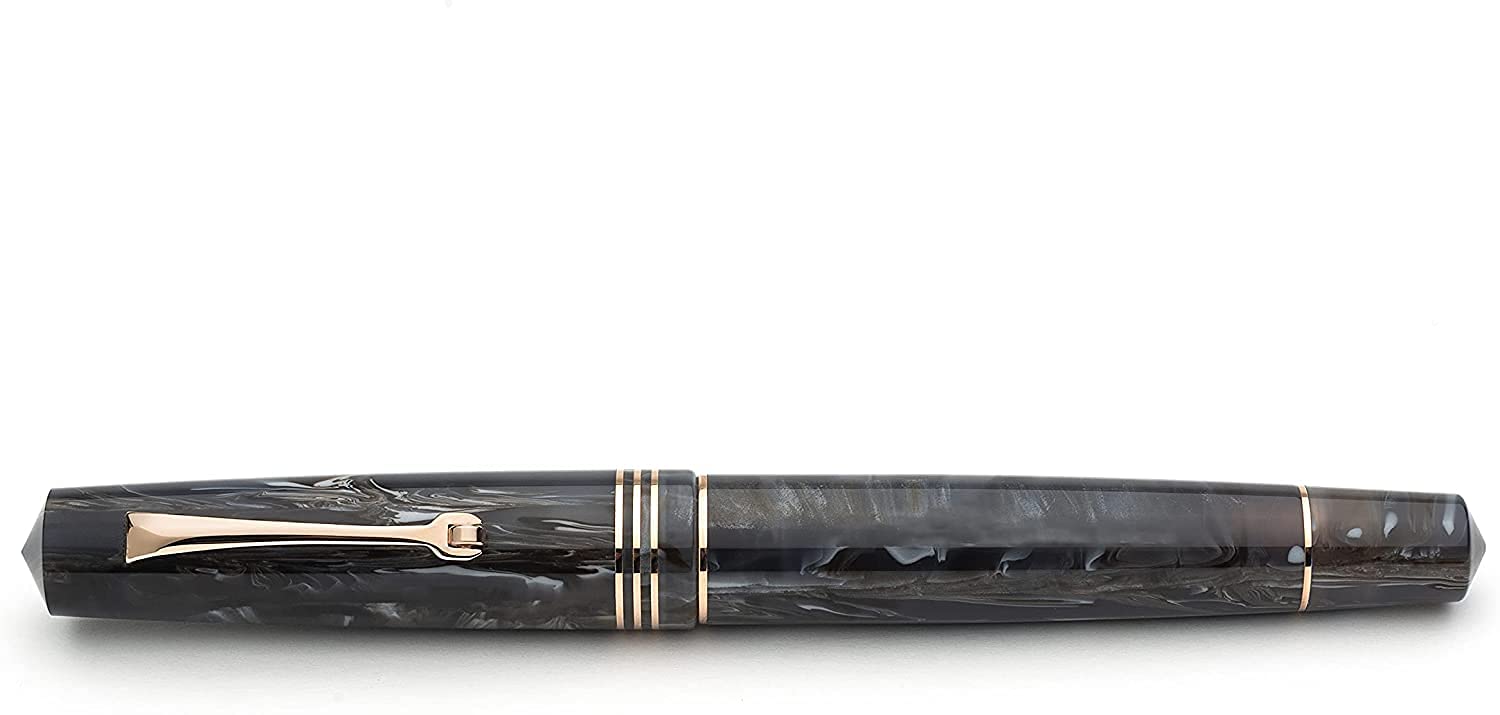 Leonardo Officina Italiana Zero Moment Horn & Rose Gold - Fountain