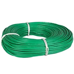 RAMBOT Flexible 0.75mm Copper Wire for Home or Domestic Industrial Electric Wiring, Electric Wire-500Mtr (Green Color)1021