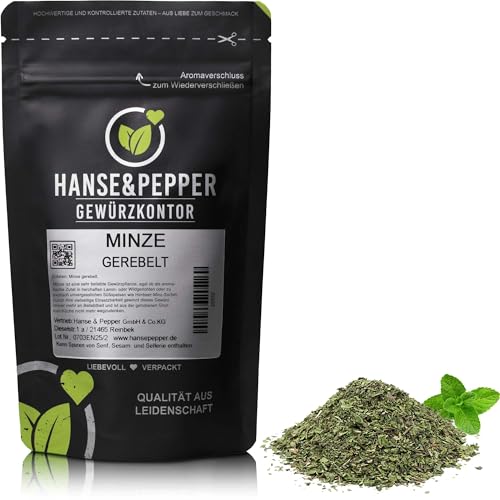 500g Minze gerebelt getrocknet Minztee hoch Aromatisch in Spitzenqualität - Gourmet Serie