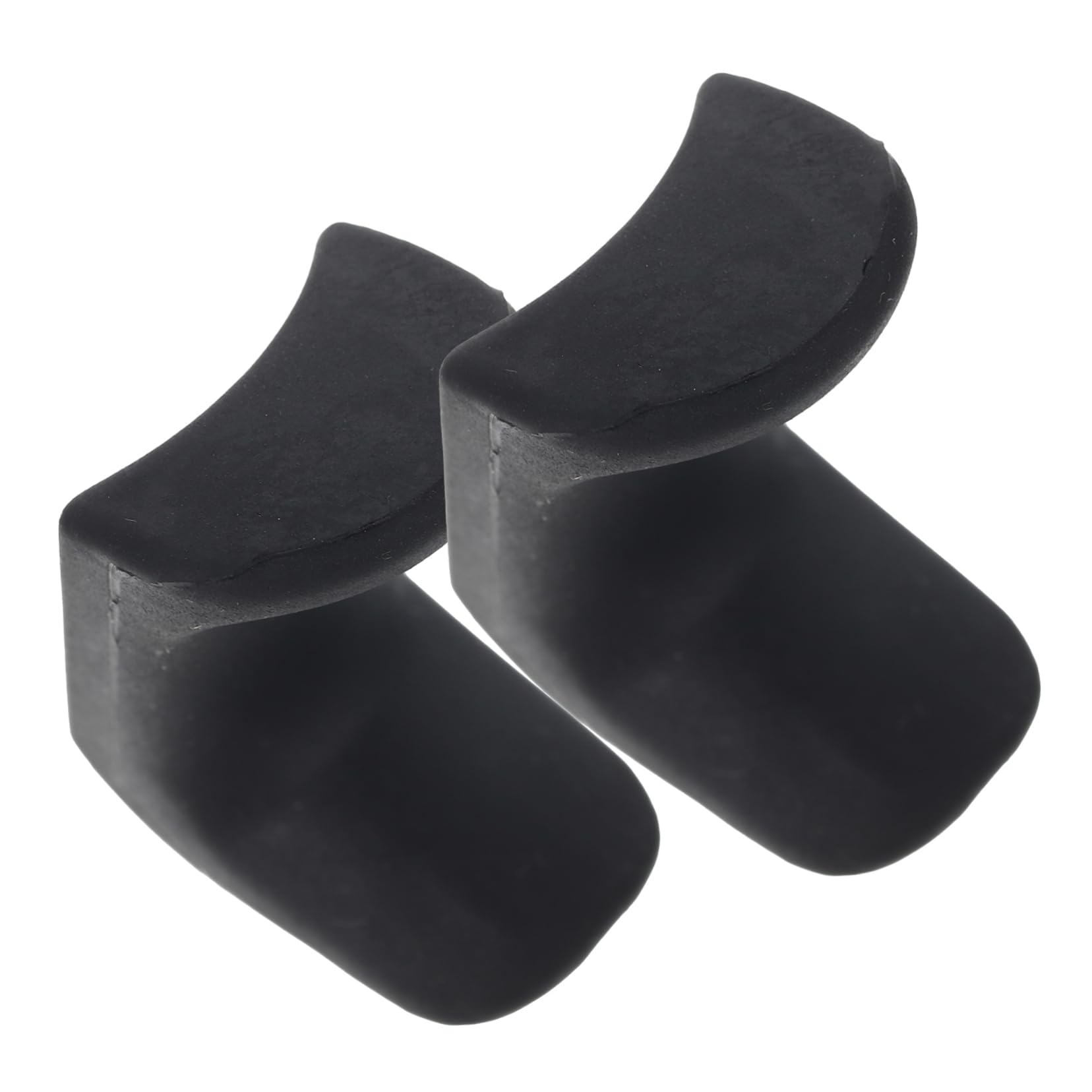 ERINGOGO 2Pcs Oboe Thumb Rest Pad Durable Rubber Thumb Protection for Oboe Clarinet Instruments Easy to Install Black Accessories for Enhanced Playing Comfort