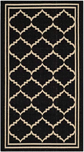 Tapete decorativo SAFAVIEH 2' x 3'7" negro y crema miniatura 2