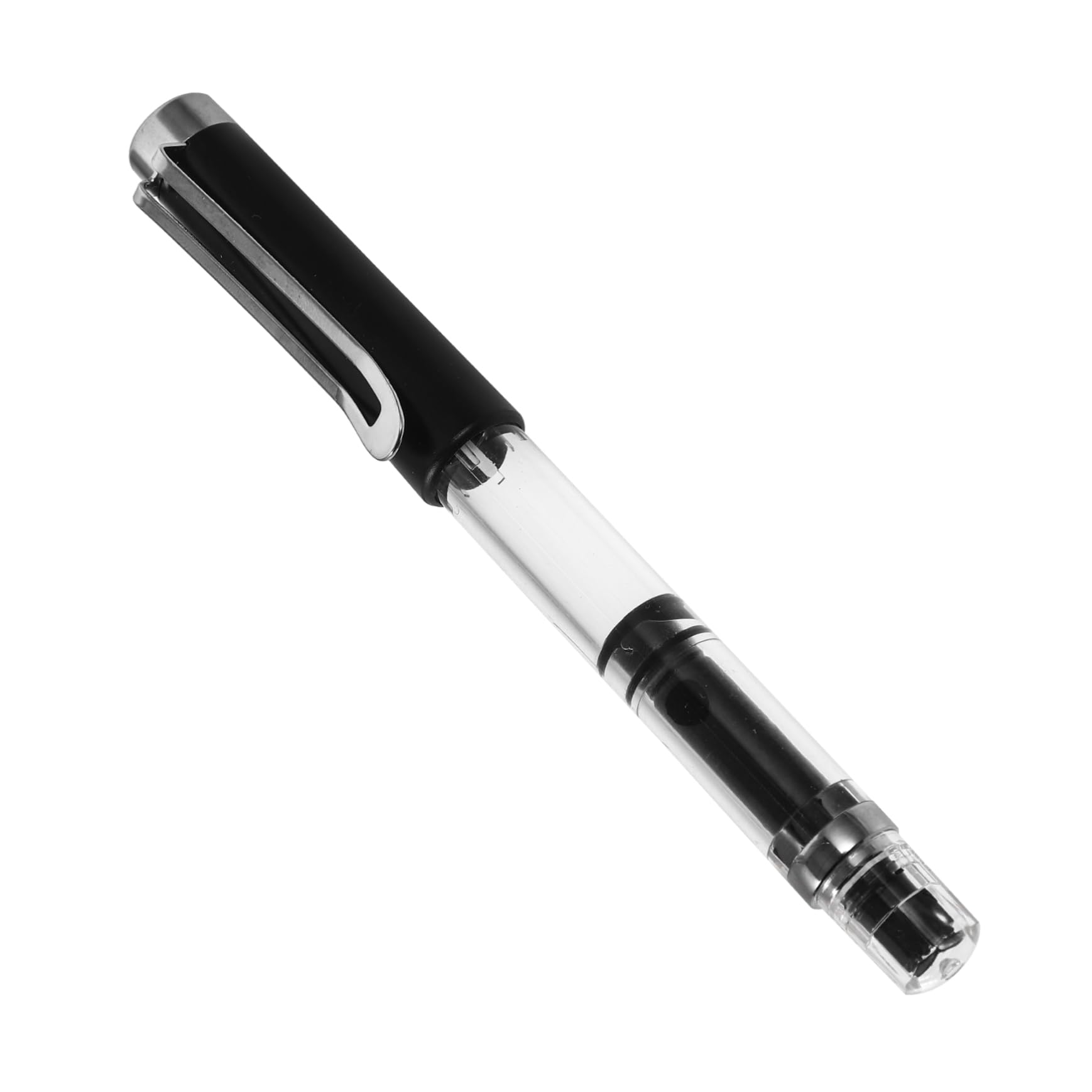 HOMSFOU 4pcs Portable Fine Tip Calligraphy Brush Pen for Art Soft Bristle Writing Tool for Beginners Suitable for Textiles Long Handle Design