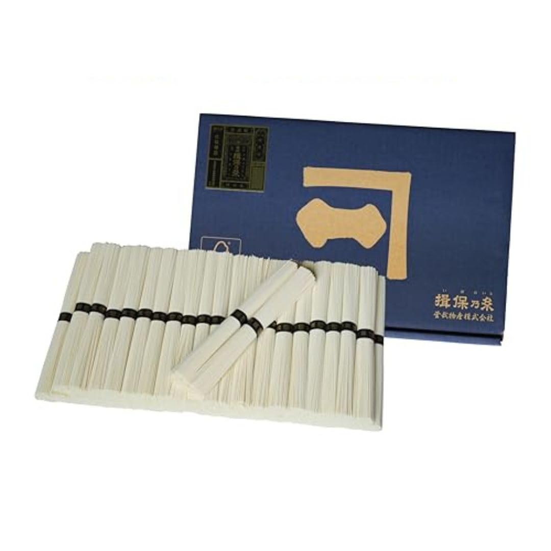 Amazon.co.jp: 手延素麺 揖保乃糸 特級品 黒帯 2kg (50g×40把) : 食品