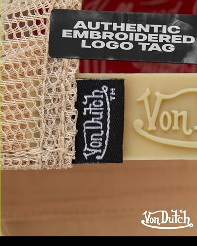 Image of Von Dutch Unisex Trucker Hat - Retro Classic Solid Color Mesh Back Snapback Baseball Cap for Men & Women.