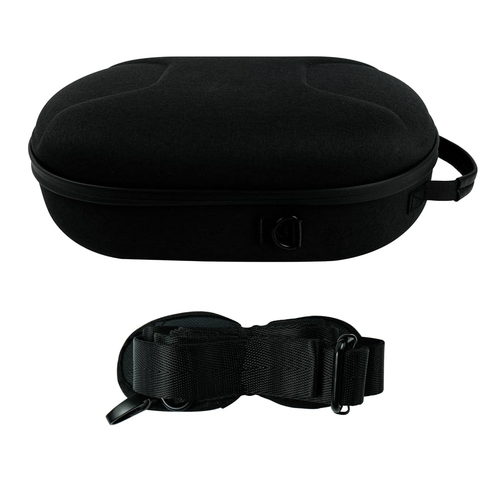 Housse de Transport VR pour Meta Quest 3,Boîte de Protection de Voyage Sac de Rangement Antichoc pour Casque de Jeu VR et manettes tactiles,avec bandoulière, 38 * 24 * 15.5cm