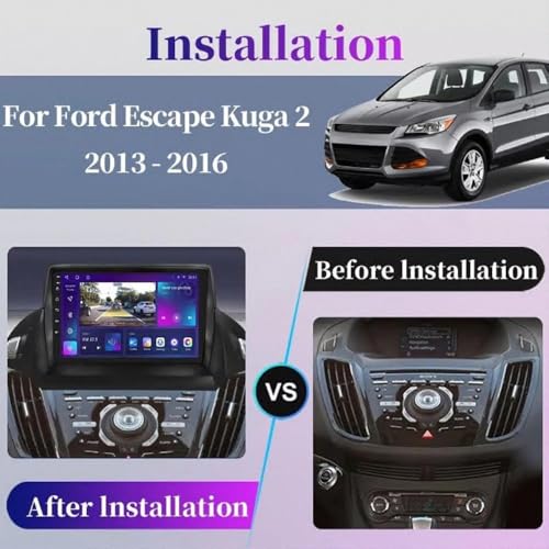 Autoradio para Ford Figo KA pantalla CarPlay Android Auto GPS 2
