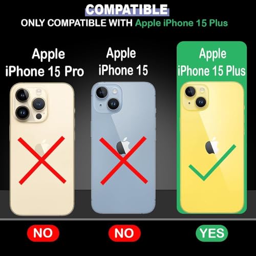 Image of Amazon Brand - Solimo Shockproof Back Case Cover for Apple iPhone 15 Plus | 360 Degree Protection | Slim Protective Case | Anti-Scratch Tough TPU Case for Apple iPhone 15 Plus (Black)