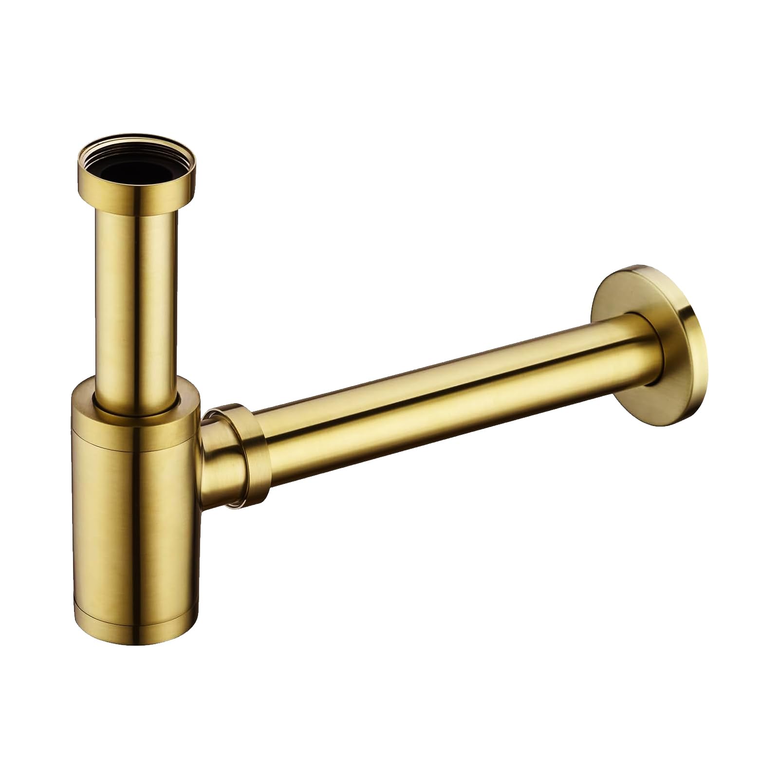Nes Home Brass Brushed Minimalist Round 320Mm Bottle Trap