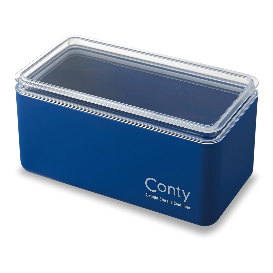 Amazon｜イセトウ(Isetou) 収納ケース Conty クラシックブルー 1.85L