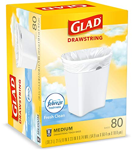 Glad 10012587792220 Medium Kitchen Drawstring Trash Bags thumb #3