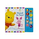 Disney Baby Winnie the Pooh - Head to Toe! 10-Button Sound Book - PI Kids (Play-A-Song)