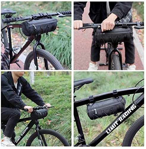 Dasellfa Fahrradtasche Vorne, Lenkertasche Fahrrad, Fahrradtasche Vorne Lenker, Fahrradtaschen, Rahmentasche Fahrrad, mit Schultergurt, Wasserdicht, Fahrradzubehör