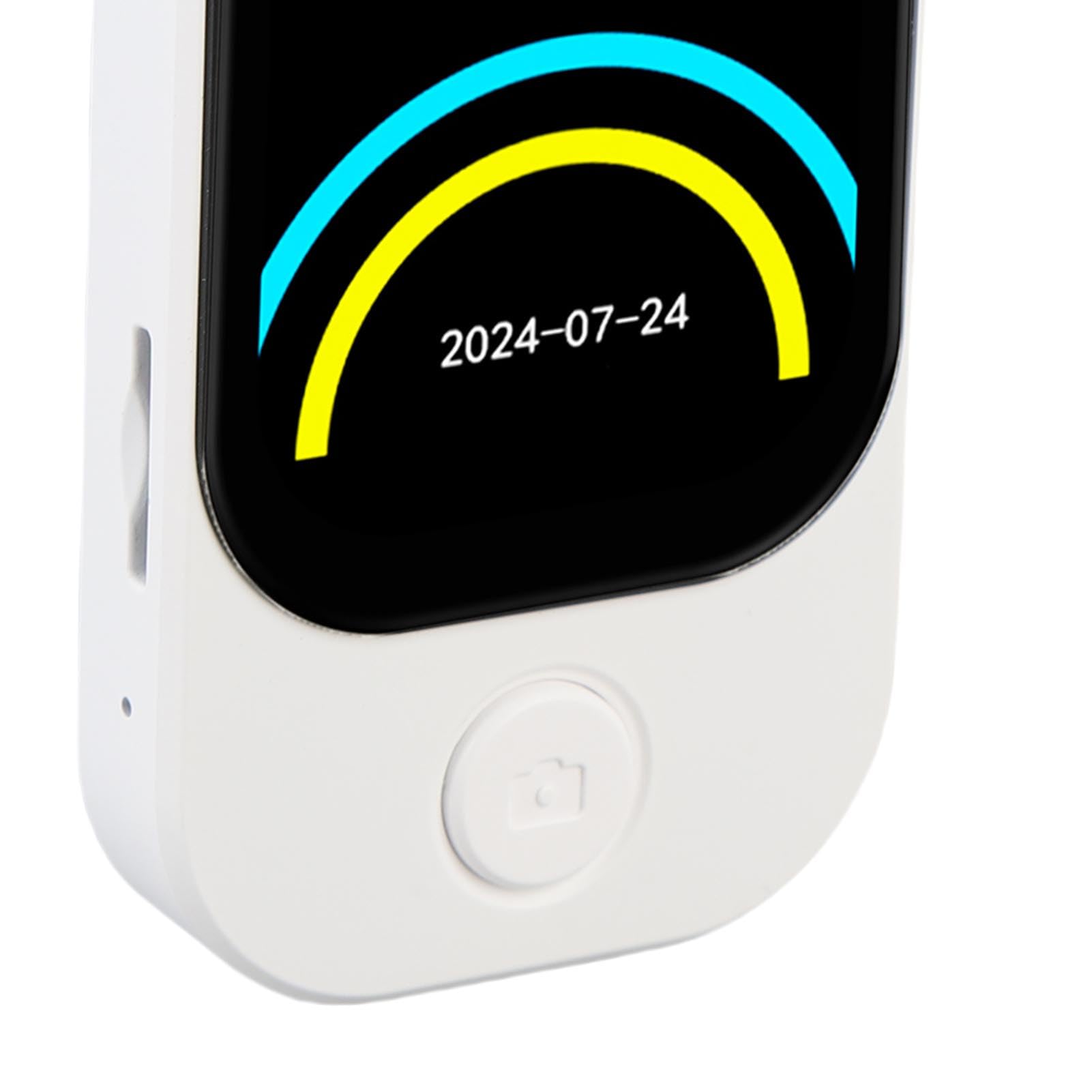 SIXRUN Lecteur MP3 Bluetooth avec écran Tactile 2,01 Pouces, Blanc (with
