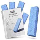 Pumice Stone Wc-blok, reinigingssteen, blauw, 5 stuks, wonderpoetssteen voor toilet, badkamer, keuken en voetverzorging, effectieve kalk- en urinesteenverwijderaar, Pumice Stone
