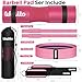 WALITO 7Pcs Barbell Pad Set for Hip Thrust - Squat Pad,Gym Accessories for Women with Bar Bad,Bench Press, with Gym Ankle Straps,Resistance Bands for Working Out,Lifting Strap,Carry Bag