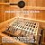 Backyard Discovery Lennon 2-4 Person Traditional Cedar Outdoor Cube Sauna with Electric Sauna Heater, Glass Door, Sauna Rocks, Dry Heat, Steam Sauna, LED Lights, Wi-Fi Control, Sauna Accessories