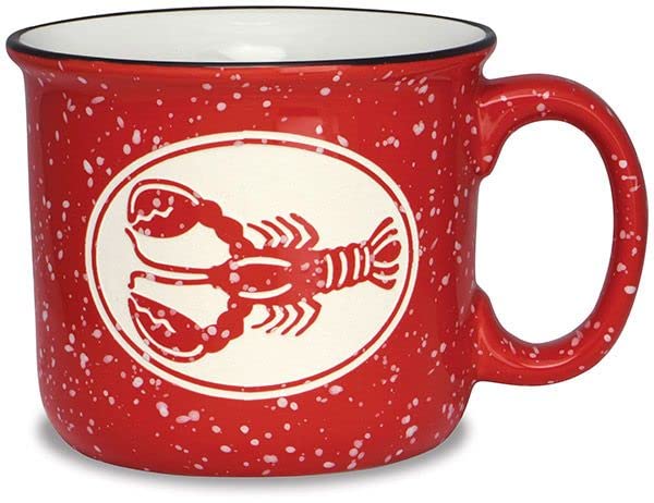 Taza Cape Shore 16oz esmaltada con diseño estampado miniatura 1