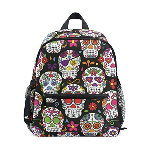 Preisvergleich Produktbild Emoya Kinder-Rucksack mit Totenkopf-Motiv, bunt