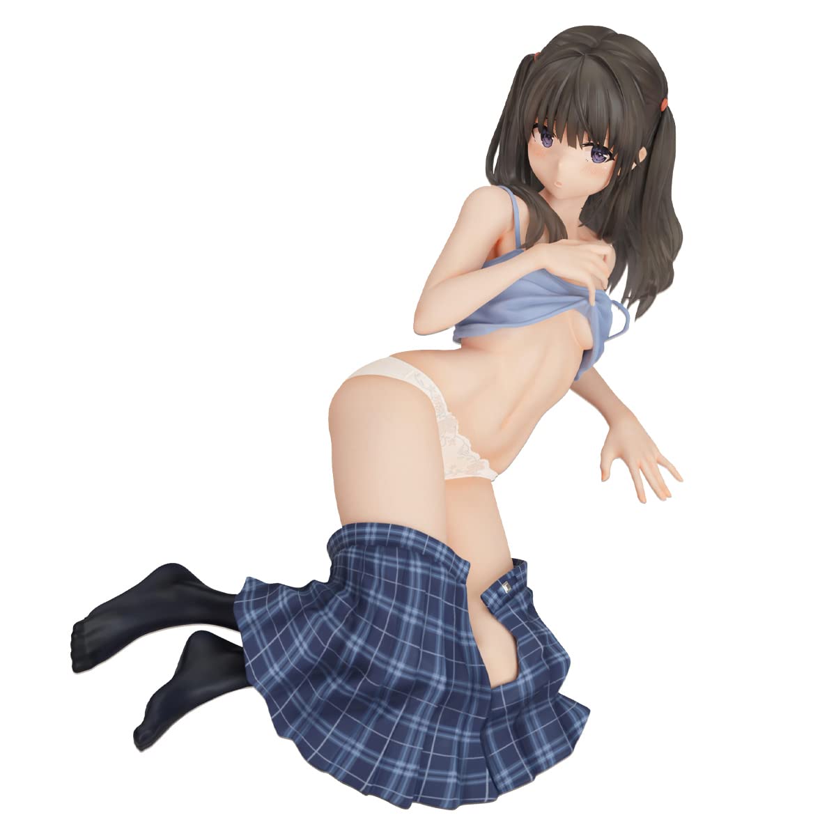 「細身の彼女」 1/6スケール 塗装済み完成品フィギュア Amazon | 「細身の彼女」illustrated by うなさか 1/6スケール