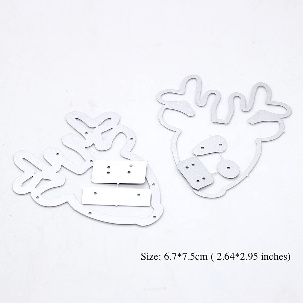 Reindeer Bag Topper Metal Cutting Dies - DIY Scrapbooking & Card Making Supplies