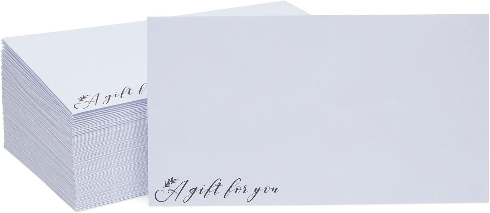Money Envelopes for Cash, A Gift for You (White, 3.75 x 6.75 In, 100 Pack)