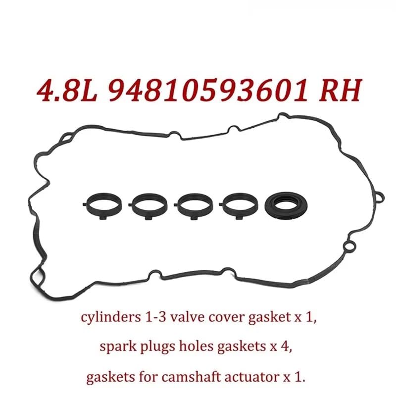Guarnizione coperchio punterie motore La Guarnizione Del Coperchio Della Valvola Motore Parte Il Lato Destro Sinistro 94810593601 94810593501 Per Panamera 3.6L 4.8L V6 V8 2010-2016