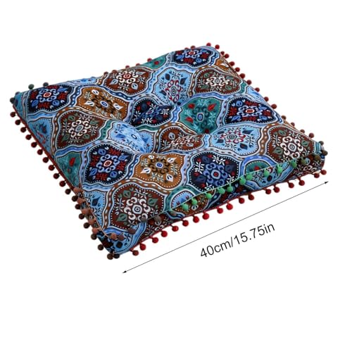 Coussins de chaise cuisine 40x40 cm doux épais style boho bohème chic