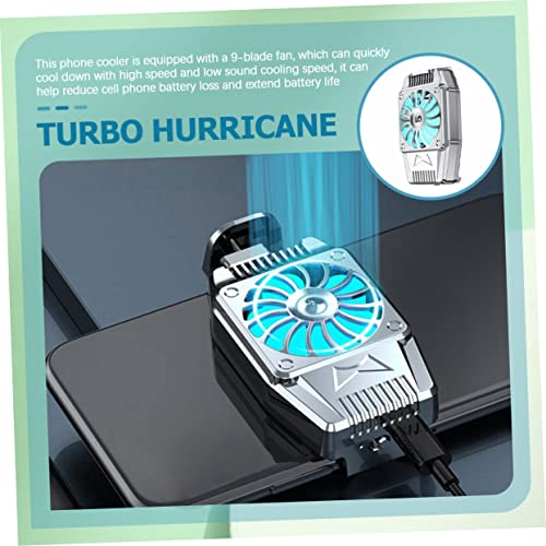 Uonlytech Ventilador De Resfriamento De Celular 5 Peças Dissipador De Calor Refrigerador De Telefone