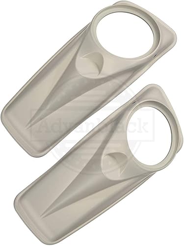 Miniatura 6 de Moto Onfire Tapas de altavoz de alforja de 8 pulgadas para Harley Touring 2014+ - Bonneville Salt Denim