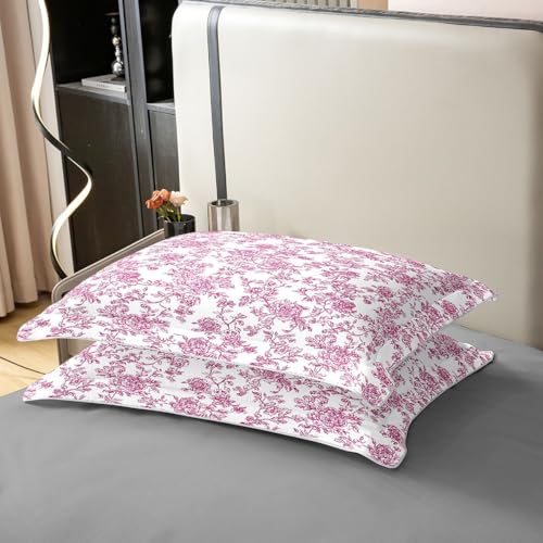 Housse de couette 220x240 fleurs rétro Homewish en coton